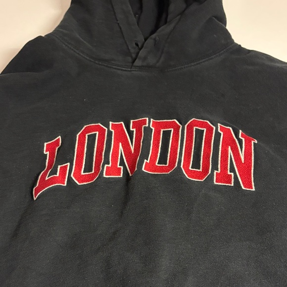Black Brandy Melville London Hoodie - Picture 4 of 8